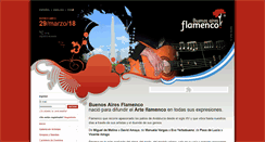 Desktop Screenshot of buenosairesflamenco.com